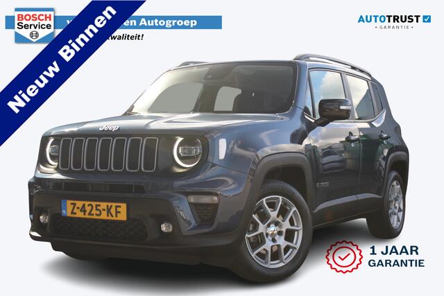 Jeep RENEGADE 1.5T e-Hybrid Altitude | Incl. 12 maanden | Achteruitrijcamera | Parkeersensoren | Cruise control | Climate control | Bluetooth | Airco | Navigatie | Lichtmetalen velgen | Lane assist | DAB