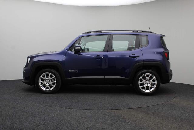 Jeep RENEGADE 1.0T Longitude 2018 | Navigatie | Bluetooth | Cruise control | Trekhaak | Parkeersensoren | Stuurwiel Bediening | Elektrische ramen + spiegels | Lichtmetaal | Boekjes Compleet | 2 Sleutels