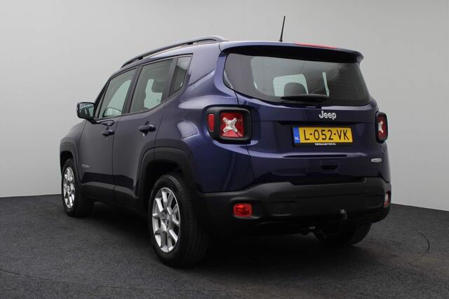 Jeep RENEGADE 1.0T Longitude 2018 | Navigatie | Bluetooth | Cruise control | Trekhaak | Parkeersensoren | Stuurwiel Bediening | Elektrische ramen + spiegels | Lichtmetaal | Boekjes Compleet | 2 Sleutels