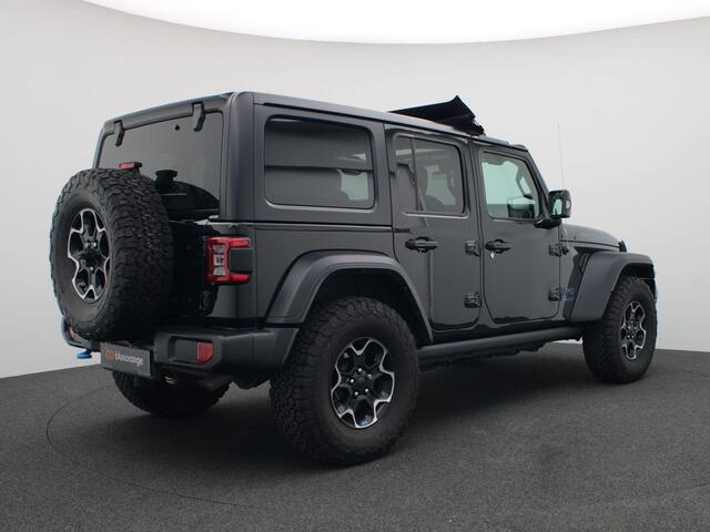Jeep WRANGLER Unlimited 4xe 380 Rubicon 380PK Aut. BTW Auto, adaptive cruise, trekhaak, stuur-stoelverwarming, Camera V+A, elektrische lier, side assist, keyless