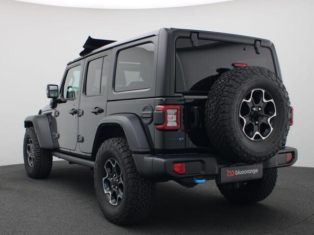 Jeep WRANGLER Unlimited 4xe 380 Rubicon 380PK Aut. BTW Auto, adaptive cruise, trekhaak, stuur-stoelverwarming, Camera V+A, elektrische lier, side assist, keyless