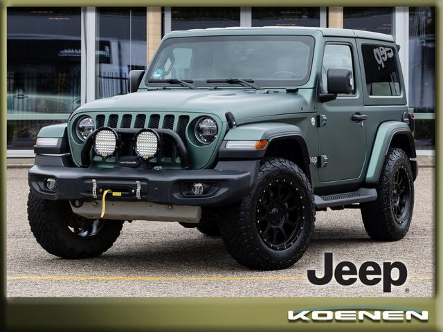 Jeep WRANGLER 2.0T Sahara 4WD Automaat 2 drs LEER / LIER / MATGROENE WRAP