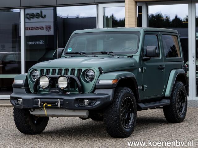 Jeep WRANGLER 2.0T Sahara 4WD Automaat 2 drs LEER / LIER / MATGROENE WRAP