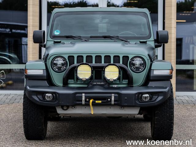 Jeep WRANGLER 2.0T Sahara 4WD Automaat 2 drs LEER / LIER / MATGROENE WRAP