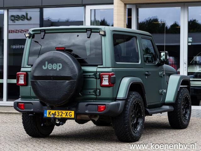 Jeep WRANGLER 2.0T Sahara 4WD Automaat 2 drs LEER / LIER / MATGROENE WRAP