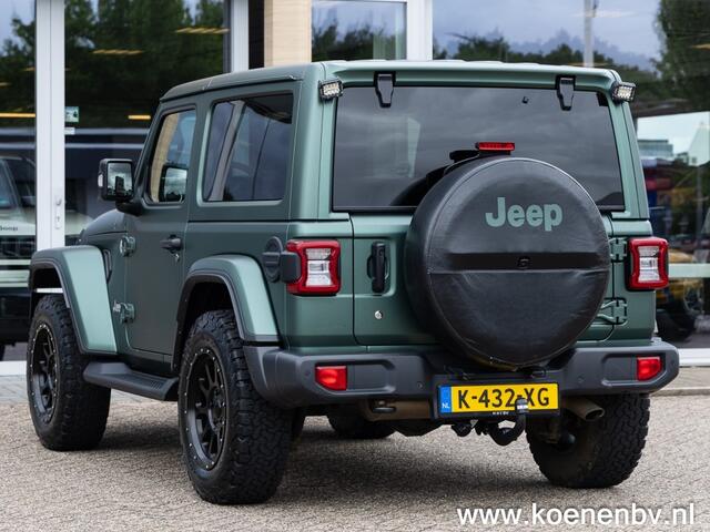 Jeep WRANGLER 2.0T Sahara 4WD Automaat 2 drs LEER / LIER / MATGROENE WRAP