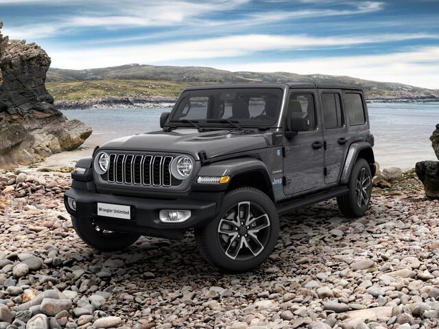 Jeep WRANGLER Unlimited 4xe 380 Sahara | MY25 | 22" Brute velgen | Geel kenteken !