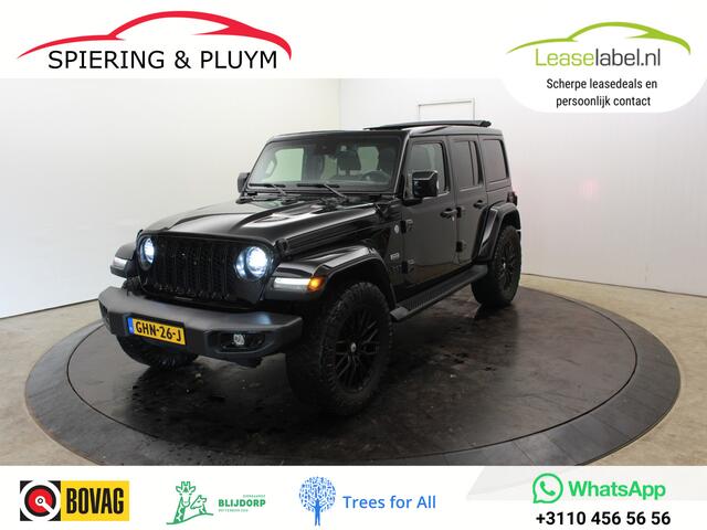 Jeep WRANGLER Unlimited 4xe 380 80th Anv. Overland Black on Black | Asanti velgen 20" | Dealeronderhouden