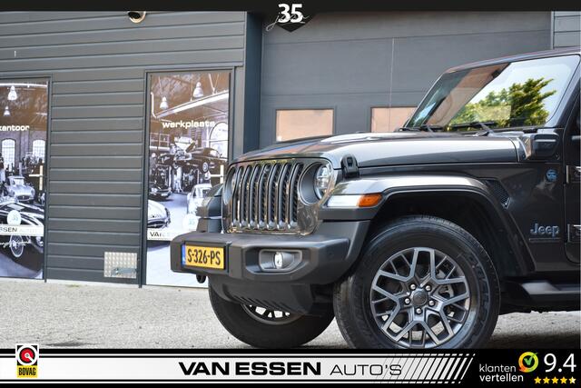 Jeep WRANGLER Unlimited 4xe 380 80th Anniversary Hard-Top Leder Camera Keyless ACC Stoel/ Stuurverw.