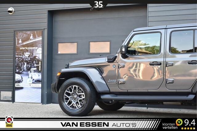 Jeep WRANGLER Unlimited 4xe 380 80th Anniversary Hard-Top Leder Camera Keyless ACC Stoel/ Stuurverw.
