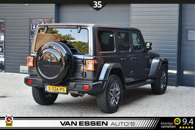 Jeep WRANGLER Unlimited 4xe 380 80th Anniversary Hard-Top Leder Camera Keyless ACC Stoel/ Stuurverw.