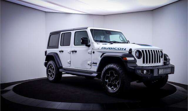 Jeep WRANGLER Unlimited 4xe 380PK RUBICON OPEN DAK | CAMERA VOOR+ACHTER | STOEL+STUUR VERWARM | TREKHAAK | LEDER | ALPINE AUDIO