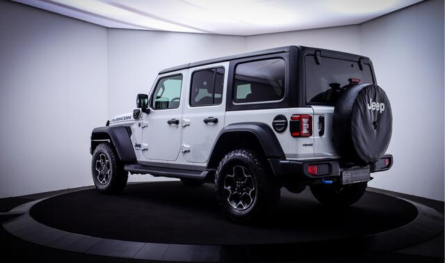 Jeep WRANGLER Unlimited 4xe 380PK RUBICON OPEN DAK | CAMERA VOOR+ACHTER | STOEL+STUUR VERWARM | TREKHAAK | LEDER | ALPINE AUDIO