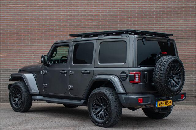 Jeep WRANGLER 2.0T Sahara VAN, Origineel NL, Leder, Keyless, Kahn, Stoel & Stuurverwarming, Trekhaak, Carplay, Full LED, Camera.