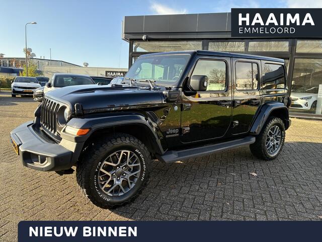 Jeep WRANGLER Unlimited Plug-in Hybrid 4xe 380 80th Anniversary | Front & rear camera | Adaptieve cruise control | Stoel & stuurverwarming | Lederen interieur | Navigatie | Climate control