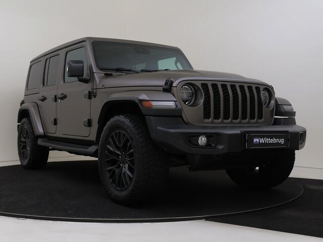 Jeep WRANGLER Unlimited 4xe 380 Sahara CABRIO & BRUIN LEER & 20 INCH ! SPECIAL EDITION !