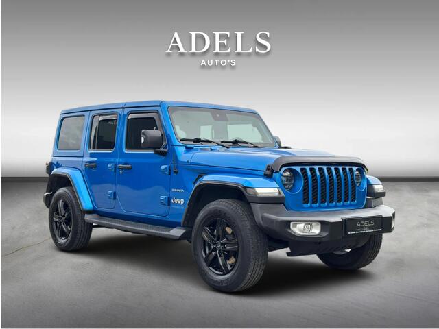 Jeep WRANGLER Unlimited 4xe 380 Sahara Trekhaak ACC Leer Camera Treeplanken