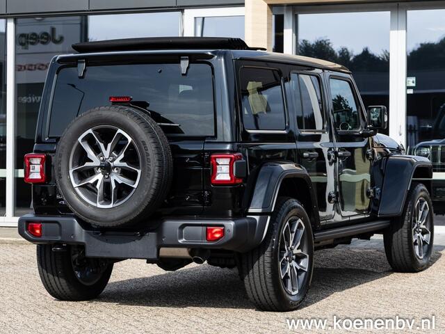 Jeep WRANGLER 4xE Sahara 4wd Auto. 20 LM / SKY ONE SOFTTOP / 2500 KG Trekgewicht