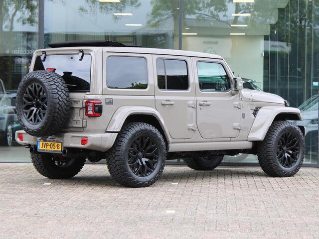 Jeep WRANGLER Unlimited 4xe 380 Brute Custom Conversion Skyview | Alcantara / Treeplanken / 20inch / Full Option