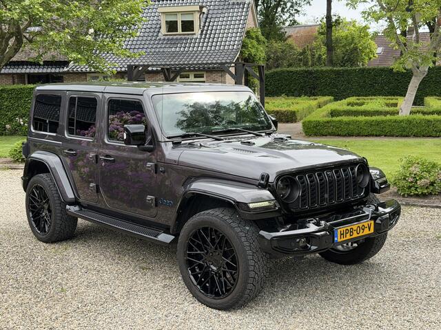 Jeep WRANGLER Unlimited 4xe 380 Sahara Navigatie/Led/Stoel en stuurverwarming/Cruise(adaptieve) Trekhaak/Camera