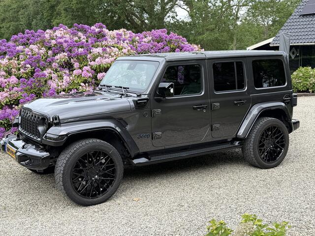 Jeep WRANGLER Unlimited 4xe 380 Sahara Navigatie/Led/Stoel en stuurverwarming/Cruise(adaptieve) Trekhaak/Camera