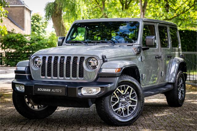 Jeep WRANGLER Unlimited 4xe 380 Sahara Sting Grey Adaptive Cruise Leder