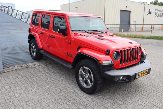 Jeep WRANGLER Unlimited 4xe 380 Sahara Camera voor+achter/Apple carplay/Stoelverwarming/Stuurverwarming/Lederen bekleding/Adaptieve Cruise control/Climate control/Keyless/Navigatie