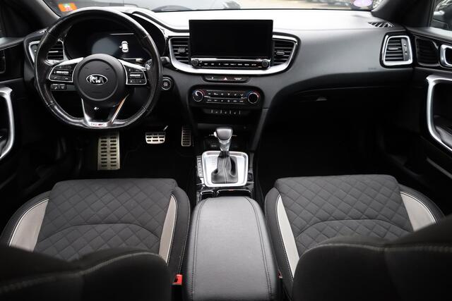 KIA CEE D Ceed Sportswagon 1.4 T-GDi GT-PlusLine TREKHAAK HALF-LEER CARPLAY STOEL/STUURVERW. JBL-SOUND ELEC.ACHTERKLEP ADAPTIVE-CRUISE CLIMA NAVI 2XPDC 17''LMV
