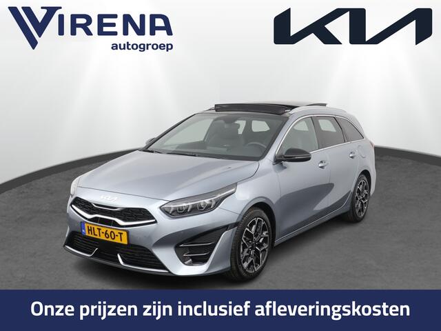 KIA CEE D Ceed Sportswagon 1.5 T-GDi GT-Line Automaat - Adaptive Cruise - Navigatie - Stoel/Stuurverwarming - Schuif/-kanteldak - Apple Carplay/Android Auto Fabrieksgarantie 04-2031