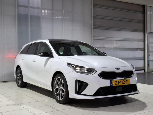 KIA CEE D Ceed Sportswagon 1.0 T-GDi GT-Line Stoel en stuur verwarming, schuif / kantel dak, Navigatie, Camera.