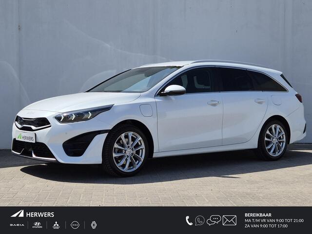 KIA CEE D Ceed Sportswagon 1.6 GDI PHEV Plug-in ExecutiveLine Automaat / Lederen Bekleding / Apple Carplay Android Auto / 100% SOH / Adaptief CC / Stoel-, Stuur en achterbankverwarming / Achteruitrijcamera / Elektrische achterklep / Trekgewicht 1300 kg / Stoelventi