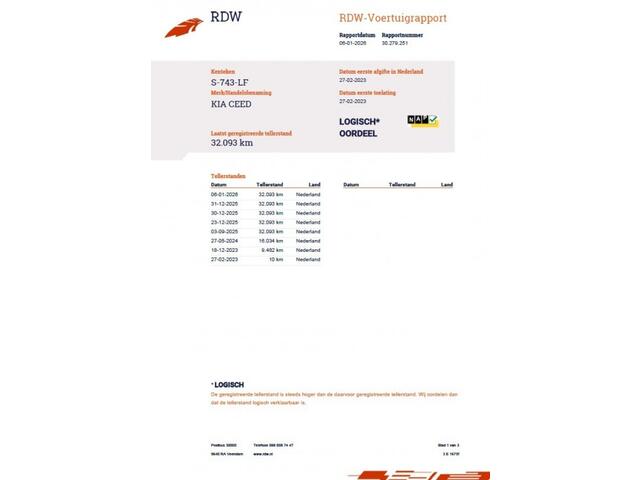 KIA CEE D 1.0 T-GDi DynamicLine, Lichtm, PDC, Camera