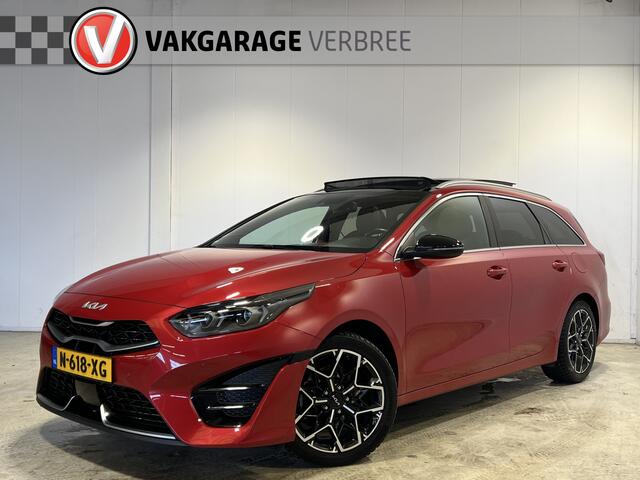 KIA CEE D Ceed Sportswagon 1.0 T-GDi GT-PlusLine | Navigatie/Android/Apple Carplay | Trekhaak | Elektrisch Glazen Panoramadak | Voorstoelen/Stuur/Achterbank Verwarmd | Cruise Control Adaptief |