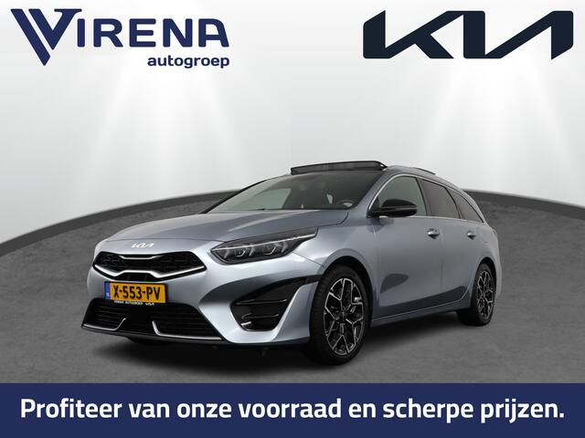 KIA CEE D Ceed Sportswagon 1.5 T-GDi GT-Line Automaat - Apple Carplay/Android Auto - Cruise Control - Dodehoekdetectie - Climate Control - Panorama Dak - Navigatie - Stoel/Stuur Verwarming - Fabrieksgarantie tot 02-2031