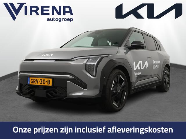 KIA EV3 GT-PlusLine 81.4 kWh - *DEMO* - Draadloze Apple CarPlay / Android Auto - Stoel en stuurwiel verwarming - Panoramadak - Harman Kardon Audio - Dodehoek assistent - Fabrieksgarantie tot 11-2031