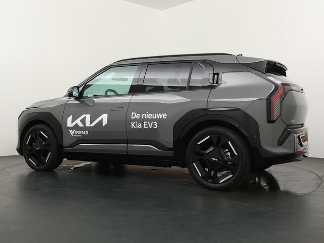 KIA EV3 GT-PlusLine 81.4 kWh - *DEMO* - Draadloze Apple CarPlay / Android Auto - Stoel en stuurwiel verwarming - Panoramadak - Harman Kardon Audio - Dodehoek assistent - Fabrieksgarantie tot 11-2031