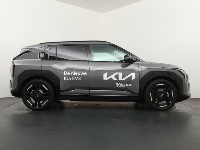 KIA EV3 GT-PlusLine 81.4 kWh - *DEMO* - Draadloze Apple CarPlay / Android Auto - Stoel en stuurwiel verwarming - Panoramadak - Harman Kardon Audio - Dodehoek assistent - Fabrieksgarantie tot 11-2031
