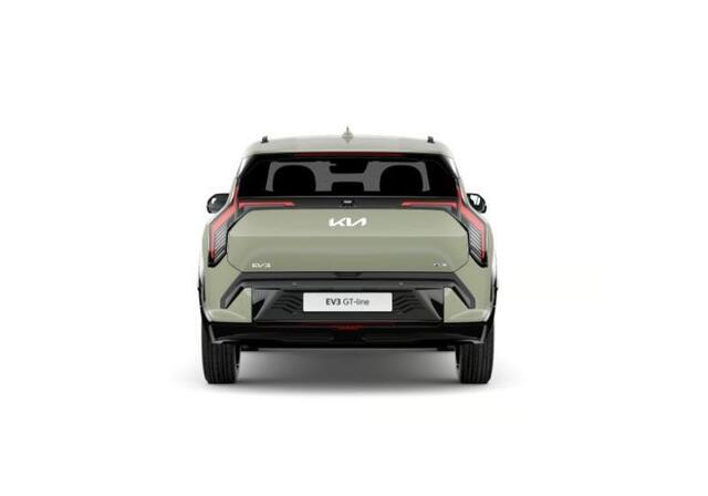 KIA EV3 GT-PlusLine 81.4 kWh | 19" lichtmetalen GT-Line velgen | Ambient lighting | Privacy Glass | GT-Line interieur | Stoel- en stuurwielverwarming |