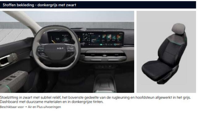 KIA EV4 Plus 81.4 kWh Voorbereid voor V2X | Dodehoekassistentie | Adaptieve cruise control | Stoel- en stuurwielverwarming | Achteruitrijcamera en parkeersensoren voor en achter | Navigatie |