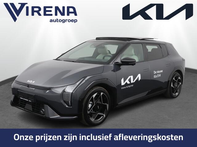 KIA EV4 GT-PlusLine 81.4 kWh - Head-up Display - Elektrisch verstelbare stoelen - Kantel/schuifdak - Adaptive Cruisecontrol - fabrieksgarantie tot 2032 of 150.000 km