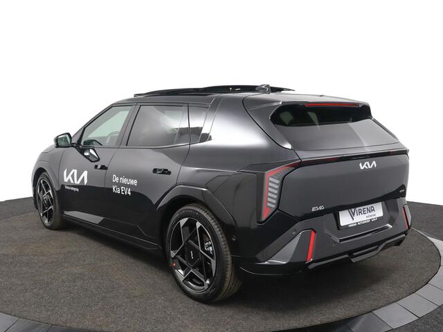 KIA EV4 GT-PlusLine 81.4 kWh Stoel/Stuur verwarming - Stoel ventilatie - Matrix koplampen - Geheugen bestuurdersstoel - Head-up display - 360 graden camera - Adaptive cruise control - Fabrieksgarantie t/m 03-10-2032