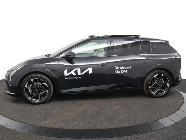KIA EV4 GT-PlusLine 81.4 kWh DEMO - Stoel/Stuur verwarming - Stoel ventilatie - Matrix koplampen - Geheugen bestuurdersstoel - Head-up display - 360 graden camera - Adaptive cruise control - Fabrieksgarantie t/m 03-10-2032