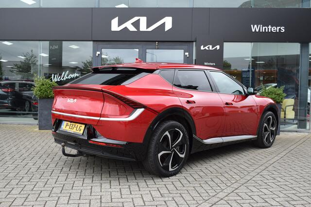 KIA EV6 Plus Advanced 77.4kWh 228pk | Cruise Control Adaptief | Navigatie | Camera | Leder | StoelVerwarming | SchuifKanteldak | Trekhaak | 20"LMV | Tot 10Jr. Kia-Garantie
