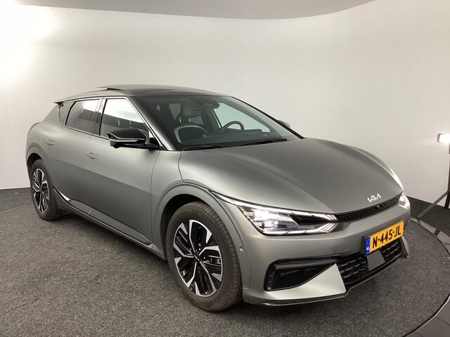 KIA EV6 GT-Line 77.4 kWh | Verwacht | Panorama | Mat grijs wrap |