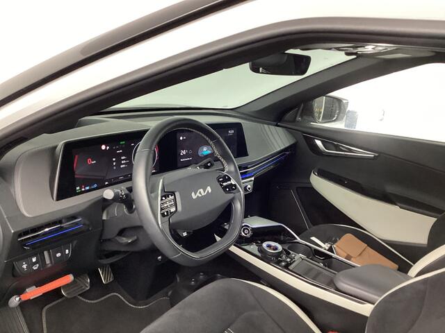 KIA EV6 GT-Line 77.4 kWh | Verwacht | Panorama | Mat grijs wrap |