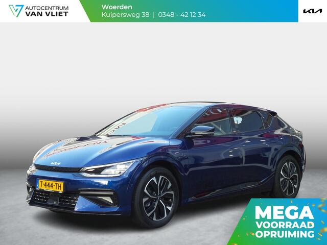KIA EV6 GT-Line 77.4 kWh Kia EV6 GT-Line 77 kWh | Direct leverbaar | Stoelverwarming en -ventilatie | Electr. schuifdak
