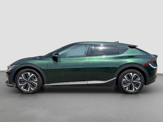 KIA EV6 Air 58 kWh Automaat | Camera | Navi | Uniek! - Forest Green | 19" Velgen | H-Leder | Clima | Stuur-/Stoelverwarming | Trekhaak | PDC | Cruise | LED |
