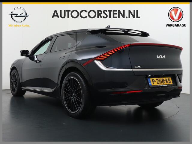 KIA EV6 Plus 77.4kWh Leer Warmtepomp 20"Apple Carplay Android Auto Adap. Cruise Camera Navi Ecc Stoel(+Geventileerd)+Bank+Stuur-Verwarmd Elek.Verst.Stoelen Keyless DAB PDC Elek.Achterklep Led Regen-Lichtsensor Verkeersbord detectie Connected Services Bluetooth Ui