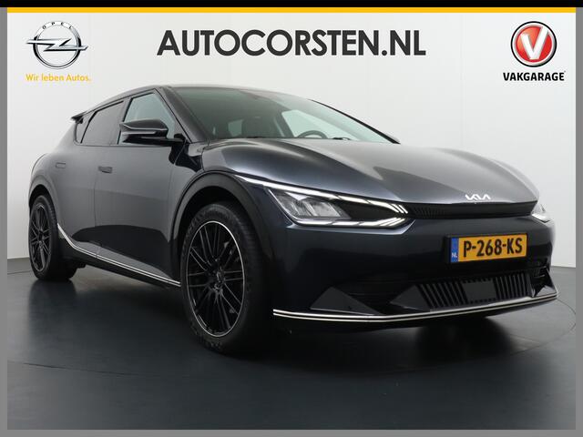 KIA EV6 Plus 77.4kWh Leer Warmtepomp 20"Apple Carplay Android Auto Adap. Cruise Camera Navi Ecc Stoel(+Geventileerd)+Bank+Stuur-Verwarmd Elek.Verst.Stoelen Keyless DAB PDC Elek.Achterklep Led Regen-Lichtsensor Verkeersbord detectie Connected Services Bluetooth Ui