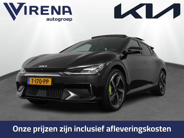 KIA EV6 GT AWD 77.4 kWh - 585PK - Sportstoelen - Head Up Display - 21'' Lichtmetalen velgen - Stoel-/Stuurverwarming -Suede Bekleding - Fabrieksgarantie tot 08-2030!